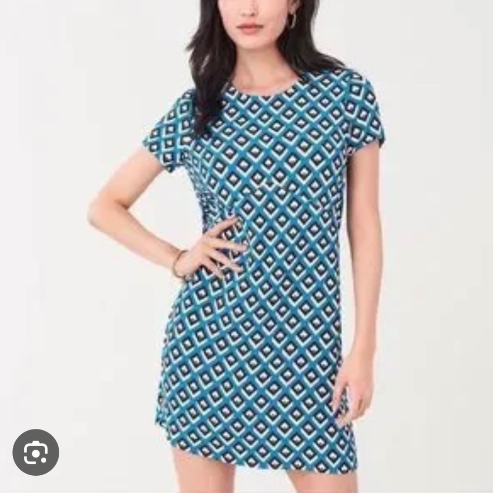 NWT Diane Von Furstenburg Carlotta Crepe dress XXS